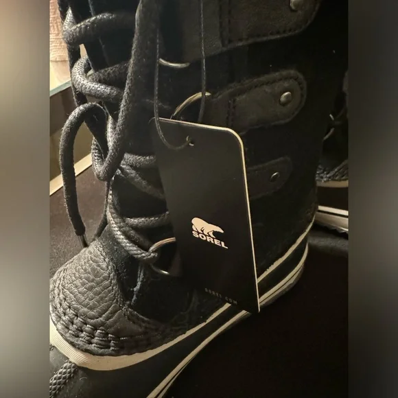 Sorel Joan of Arctic Waterproof Lace Up Faux Fur Boots Size 7.5 New With Tags - Picture 10 of 14
